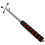 Silver Iron Pool Cue Holder Portable Stable Support Adjustable 11