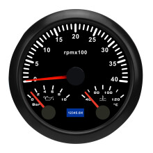 3 in 1 Electrical Tachometer Oil Pressure Gauge