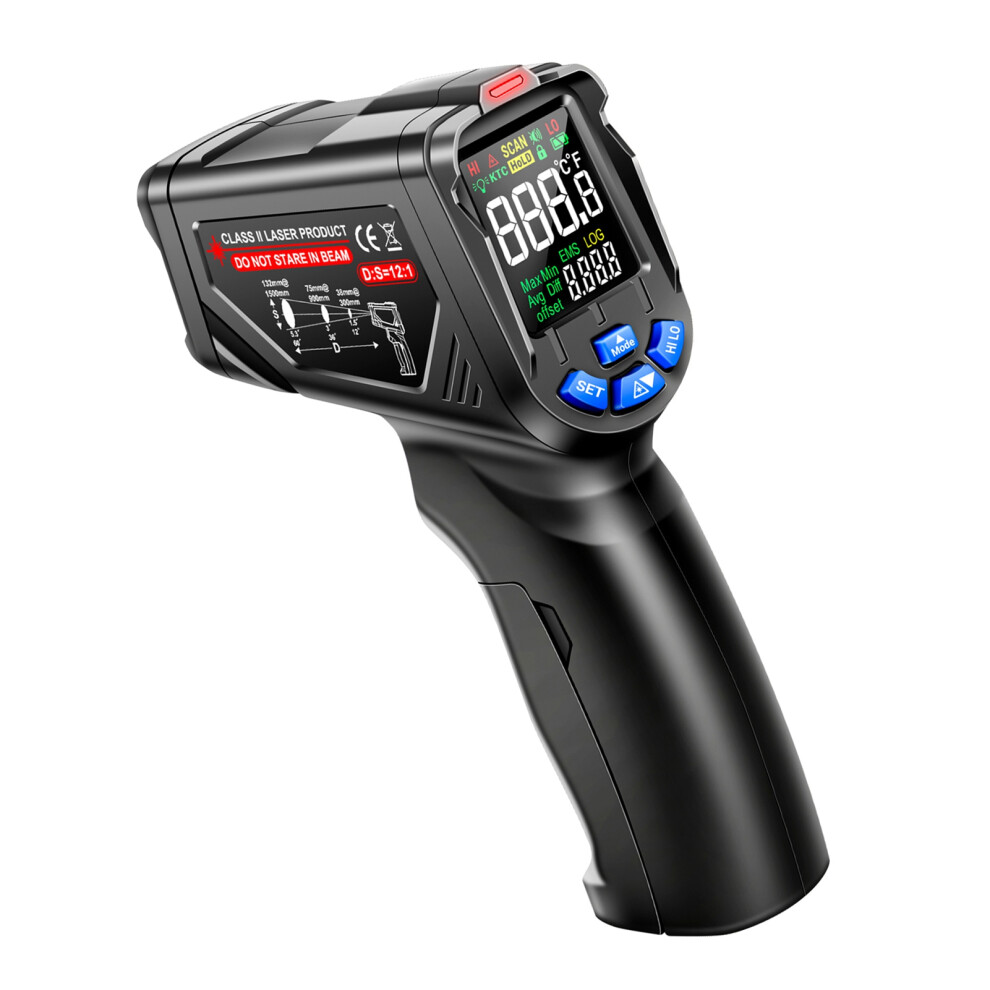 Black/Orange Th06 Infrared Laser Thermometer - High Accuracy, 650,