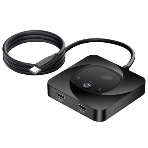 8K 60Hz USB C KVM Switch 100W PD Charging 10Gbps Data Transfer 2