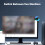 8K 60Hz USB C KVM Switch 100W PD Charging 10Gbps Data Transfer 9