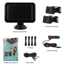 Baby Car Camera Dual Channel 5 inch 1080P Car Baby