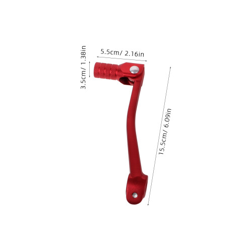 Levier De En Aluminium Cnc Rouge Élégant 1