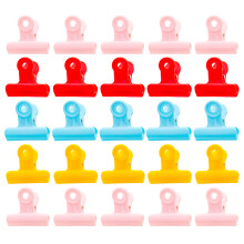 40St Assorti Plastic Stationery Clips Voor Papieren En Bestanden