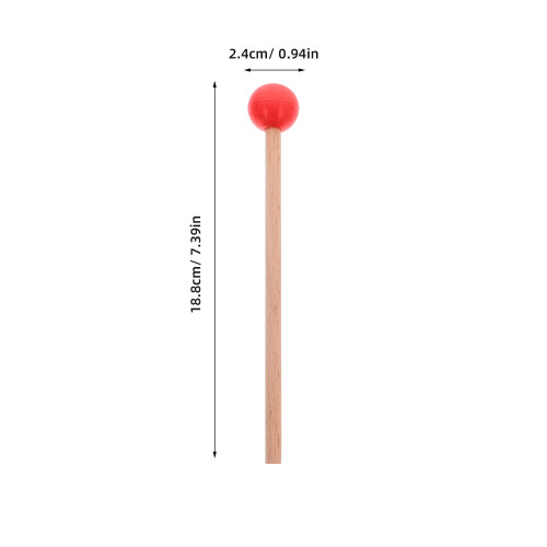 Marimba Schlägel Für Xylophon Rot 1 Paar 1