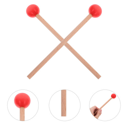 Marimba Schlägel Für Xylophon Rot 1 Paar 2