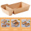 50Pièces Plateau Snack Papier Compartimenté Pour Camping 7