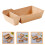 50Pièces Plateau Snack Papier Compartimenté Pour Camping 9
