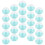 100Stk Einzelne Cupcake Box Kunststoff Party Geschenk Himmelsblau 3