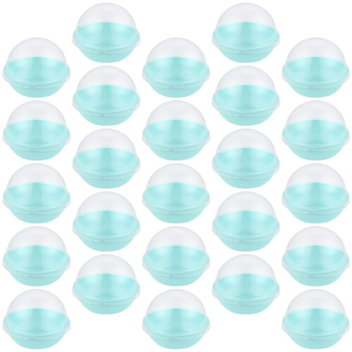 100Stk Einzelne Cupcake Box Kunststoff Party Geschenk Himmelsblau