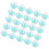 100Stk Einzelne Cupcake Box Kunststoff Party Geschenk Himmelsblau 4