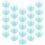 100Stk Einzelne Cupcake Box Kunststoff Party Geschenk Himmelsblau 7