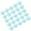 100Stk Einzelne Cupcake Box Kunststoff Party Geschenk Himmelsblau 5