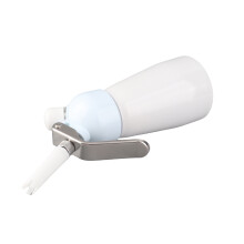 Weiße 250 ml Aluminium-Cremespender für Schlagsüße und Schaumherstellung