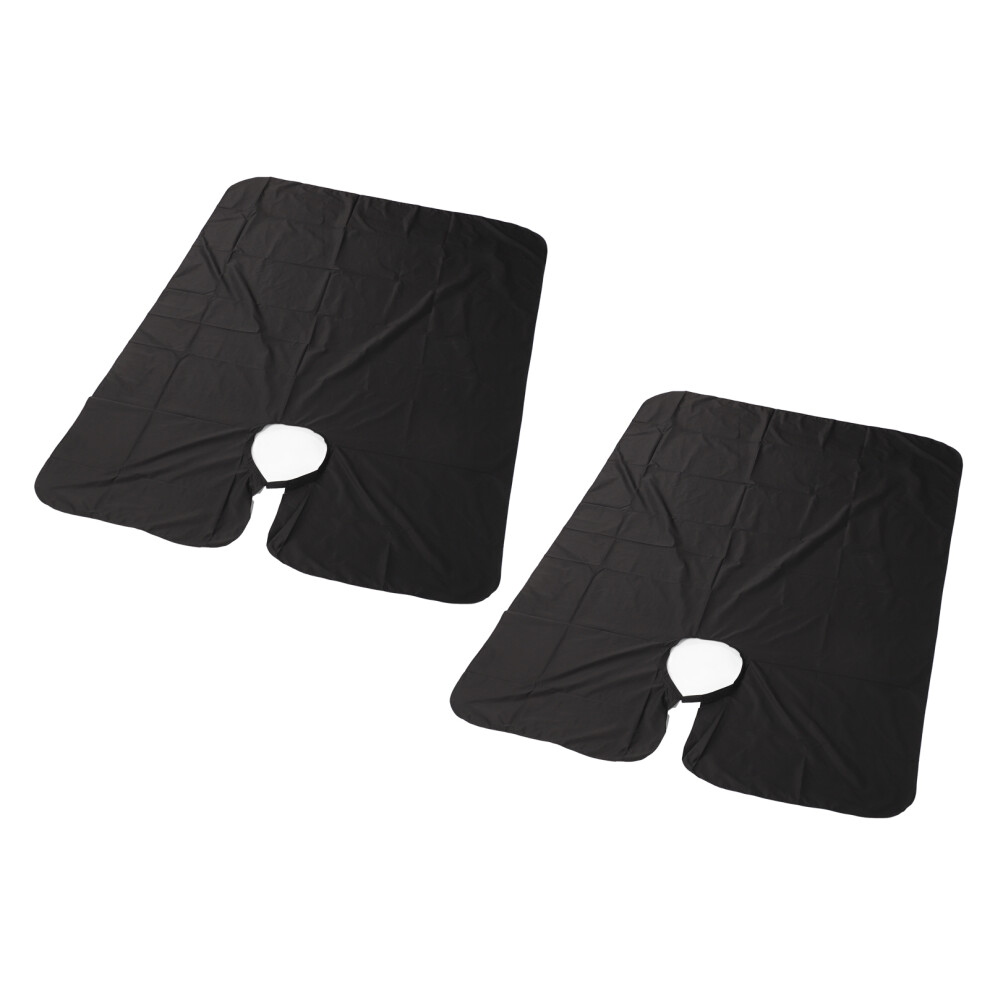 Barber Cape Set 2pcs Hair Cutting Cape & Combs Polyester ABS