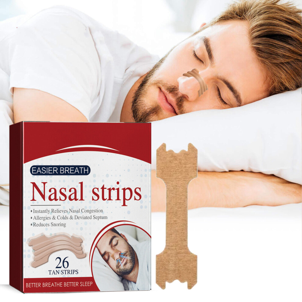 78pcs Organic Nasal Strips for Snoring Relief, Better Sleep