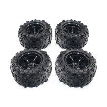 4PCS PX 9300-21 Rubber Tire RC Racing Car Tires 9300&9302 1/18 Scale on Road Wheel Rim Fit for RC Ca