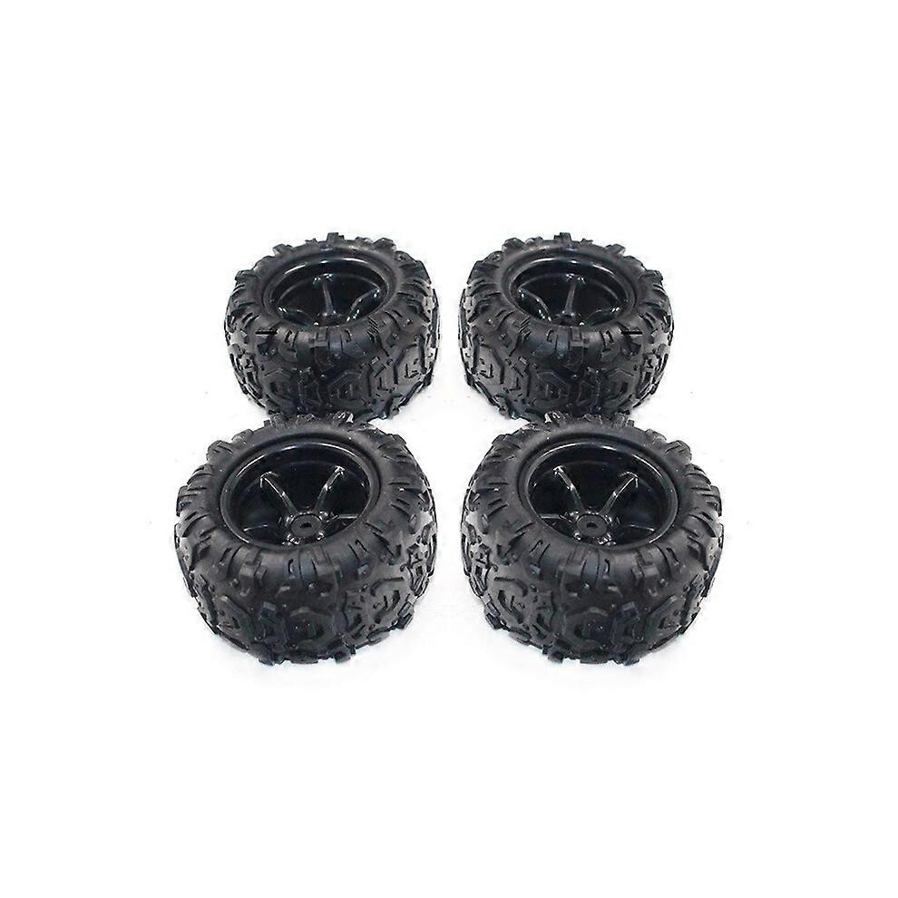 4Pcs Px 9300-21 Rubber Tire Rc Racing Car Tires 9300&9302 1/18 Scale On Road Wheel Rim Fit For Rc Ca Black 6935159156855