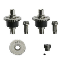 Metal Differential and Set for SCY 16101 16102 16103 16201 Pro 1/16 Brushless RC Car Upgrades Parts