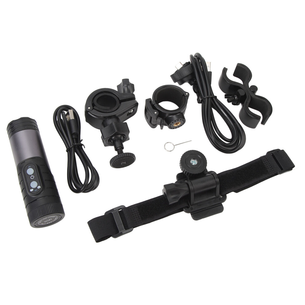 Mini Sports Dv Camera 12Mp Wifi Waterproof 1600Mah 120 Dark/Gray 7901349734959