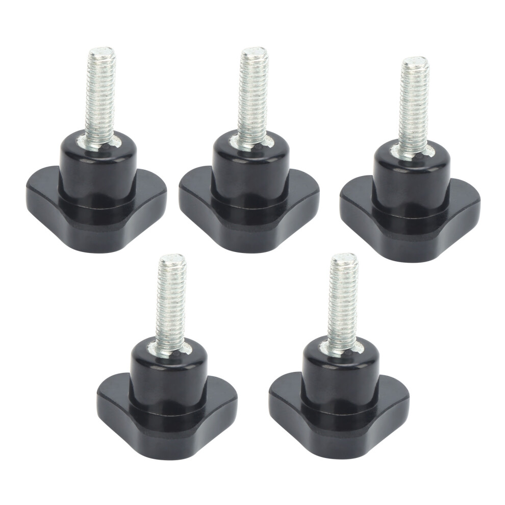 5Pcs Knob Bolt Lathe Hand Grip Twist Knob Nut