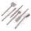 6pcs Rotary Hammer SDS Plus Drill Chisel Set 10