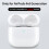 Apple AirPods 4 Charging Case Bluetooth Earphone Wireless Charging Box with USB-C Port 3