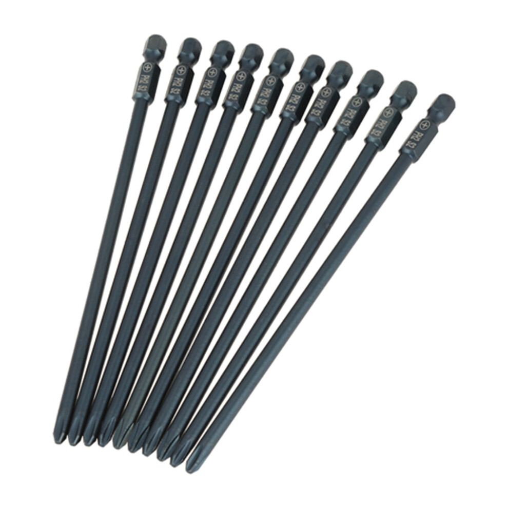 10pcs S2 Steel Cross Head PH2 Screwdriver Bits Set