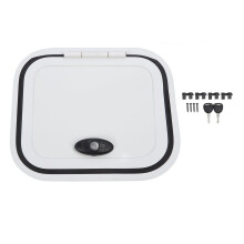 RV Storage Hatch Door with Lock 13.66x11.61 Inch
