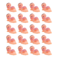 50 stuks mini slapende baby plastic voor