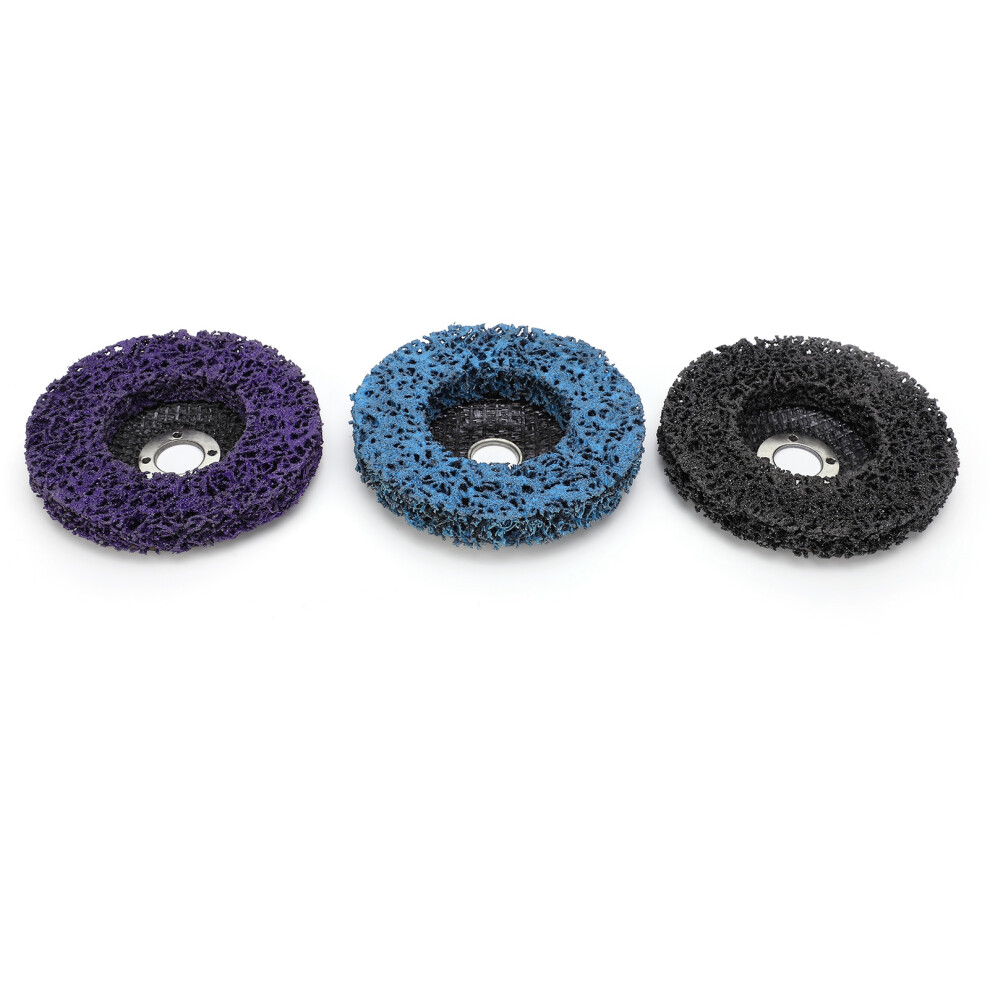 3Pcs Polishing Disc Pad Buffing Wheel Elastic