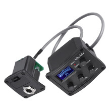 Ukelele piezo pickup met eq, lcd stemapparaat en 3-band equalizer