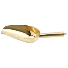 Golden Stainless Steel Ice Ergonomic Kitchen Scoop