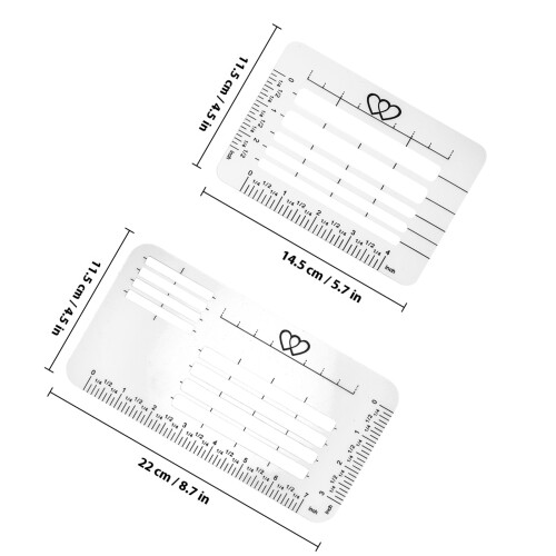 4 stuks Envelops Stencil Adreswijzer Sjabloon voor Brief 1