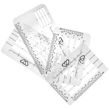 4 stuks Envelops Stencil Adreswijzer Sjabloon voor Brief