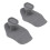 2PCS Silicone Gym Grips Non Slip Ergonomic Workout 4