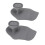 2PCS Silicone Gym Grips Non Slip Ergonomic Workout 5