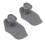 2PCS Silicone Gym Grips Non Slip Ergonomic Workout 9