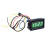 3-in-1 Digital Thermometer LED Clock Voltmeter, Nightlight, ABS 14