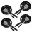 8 Sets Mini Dollhouse Kitchen Gadget Skillet Pan with Spatula 2