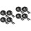 8 Sets Mini Dollhouse Kitchen Gadget Skillet Pan with Spatula 6