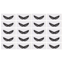 20 stuks neuswax haarverwijderaar stickers, baardvormige wax voor
