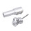 Tube Fourche Argent Résistant Aluminium 7
