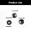 20Pcs Flat Advertisement Fixing Screws Cover Decorative-Silver 4