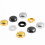 20Pcs Flat Advertisement Fixing Screws Cover Decorative-Silver 6