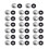 20Pcs Flat Advertisement Fixing Screws Cover Decorative-Silver 1