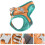 1Ensemble Harnais Chat Respirant Orange + Laisse Longue En Daim 9