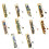 Elegant Flower Bookmarks with Chain Hollow-sunrise impression 4