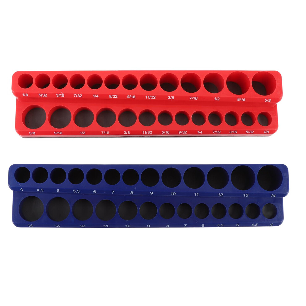 1/4 Inch Magnetic Socket Organizer Metric And Sae 8320539368900