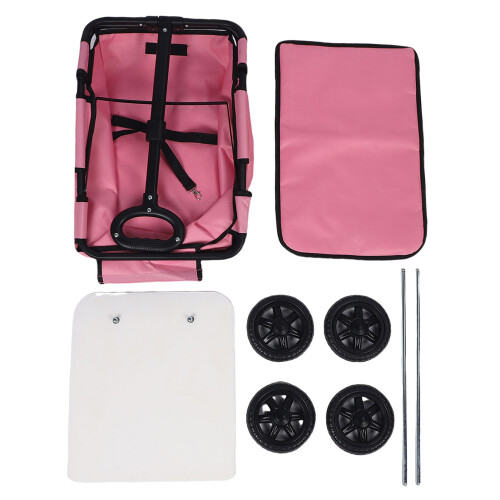 Pet Stroller Multifunctional Folding 4 Wheels